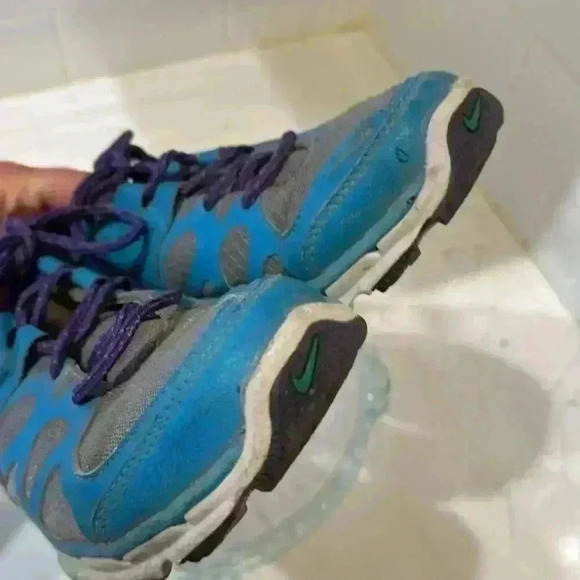 Women’s Nike Flex Trail turquoise & purple size: 7.5 Pre-Owned - Picture 6 of 10